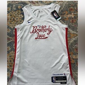 Nike NBA Philadelphia 76ers City Of Brotherly Love JamesHarden Jersey Size S